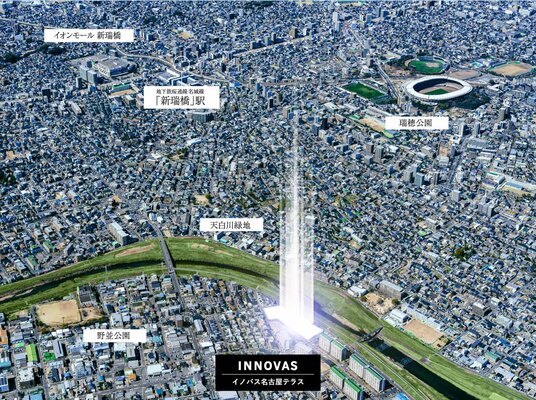 現地周辺の航空写真（2026年3月撮影）