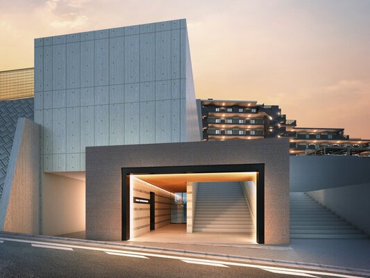 エレベーター棟エントランス完成予想CG