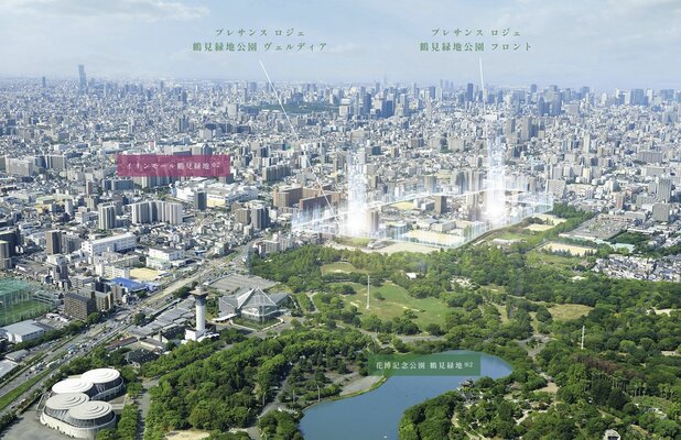 現地上空からの航空写真（2024年11月撮影）