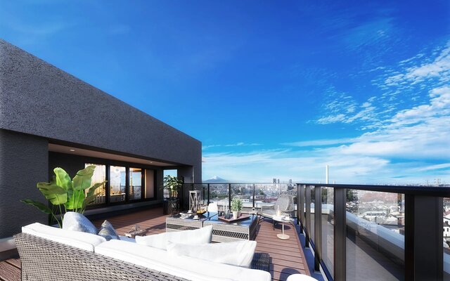 ルーフバルコニー完成予想図