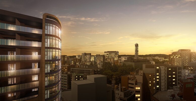 眺望合成外観完成予想CG