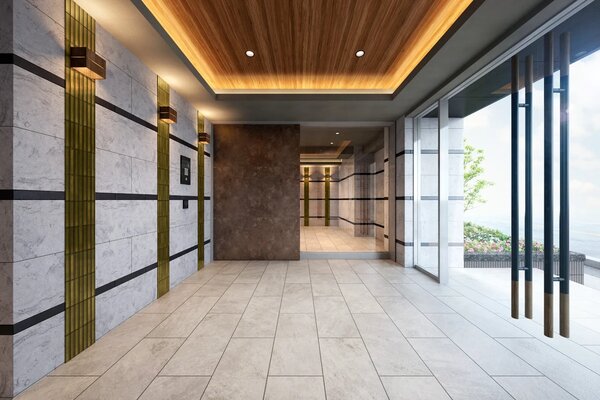 エントランスアプローチ完成予想図