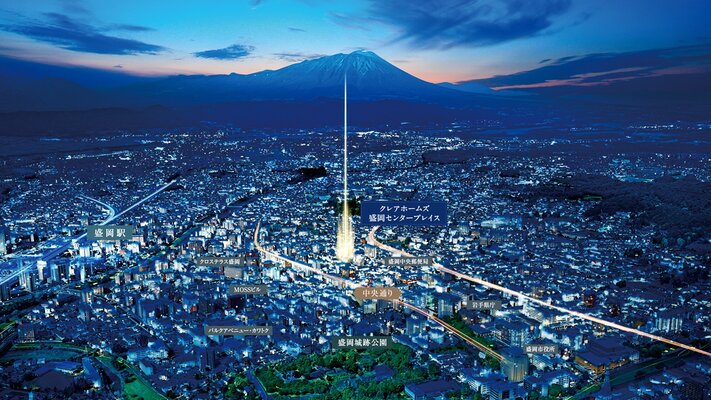 現地周辺航空写真