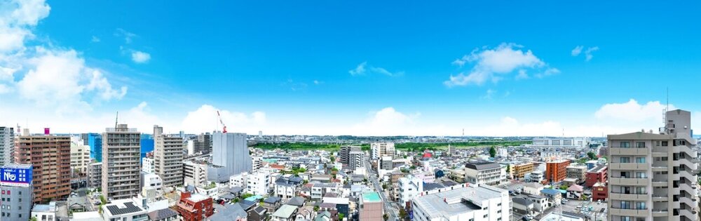 現地15階相当からの眺望
