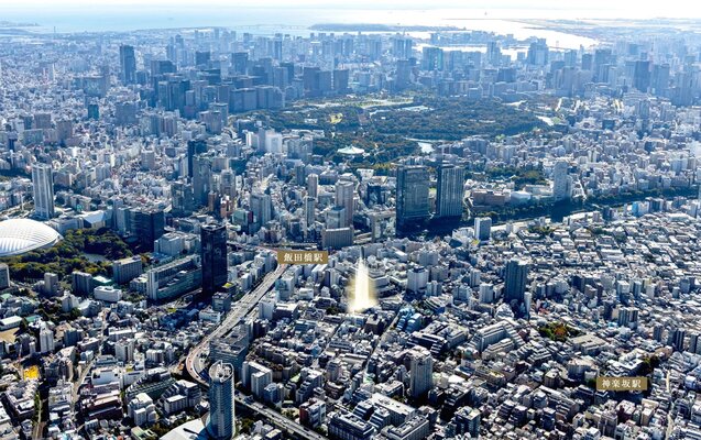 現地周辺航空写真