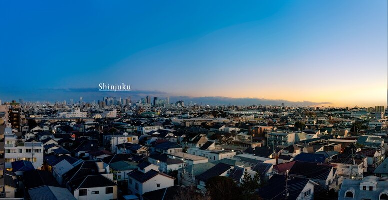 眺望写真（現地9階相当の高さより撮影）