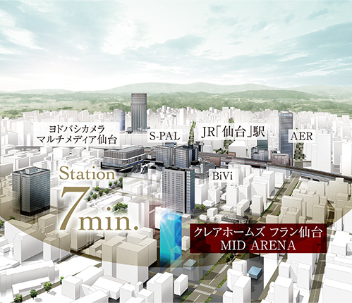 クレアホームズ フラン仙台 MID ARENA