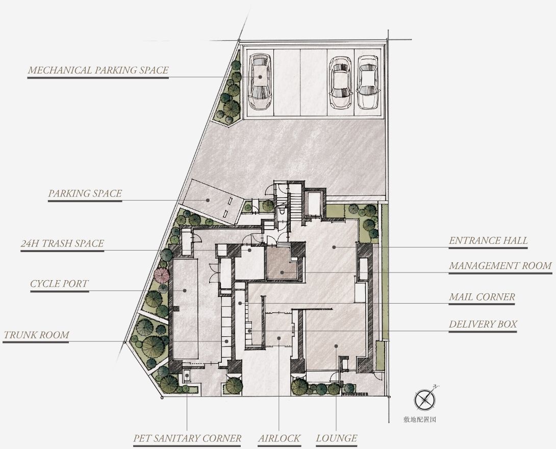 ユニロイヤル名東上社駅前