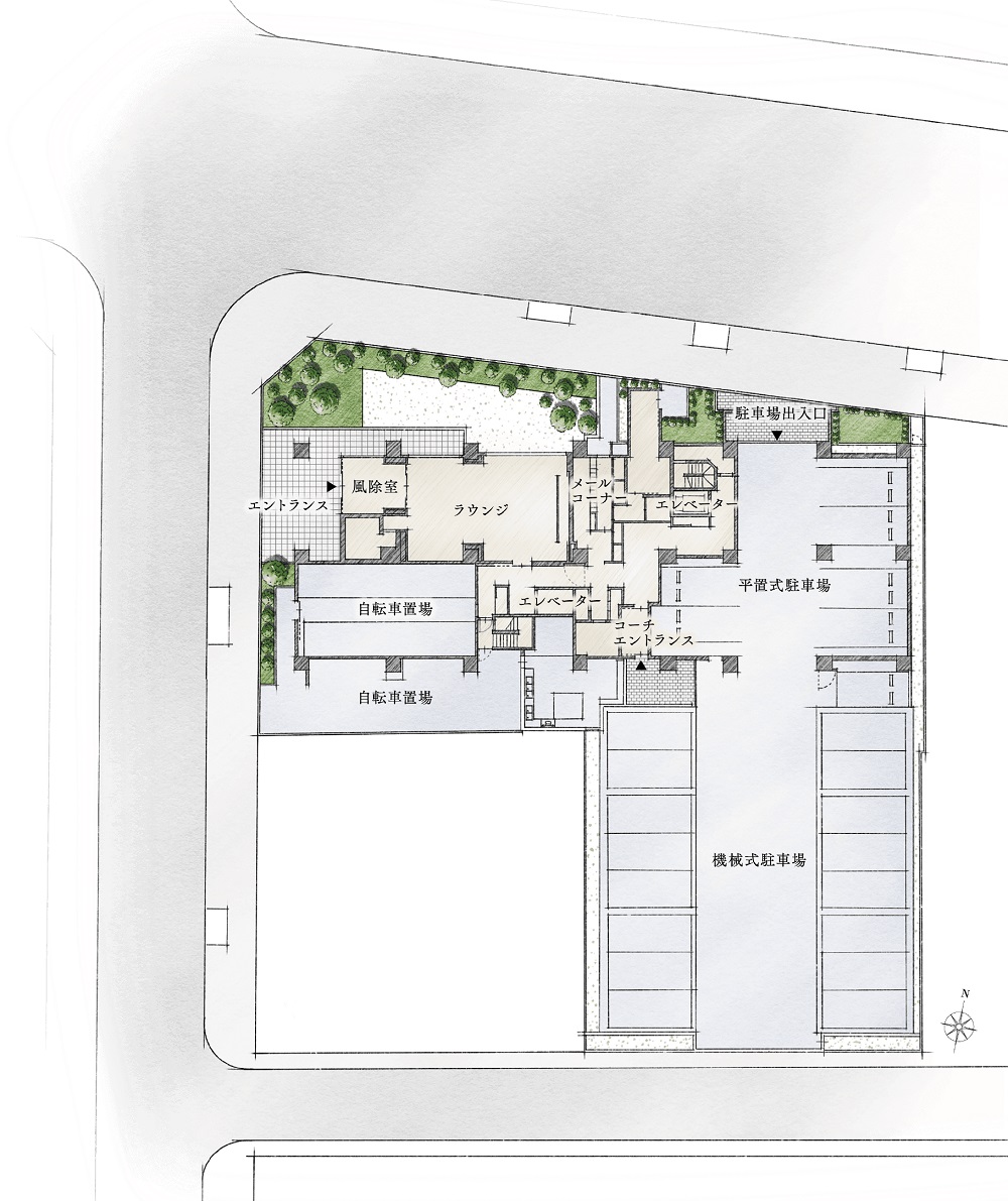 パークホームズ円山表参道フロント