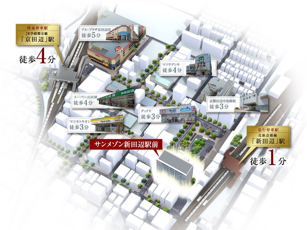 サンメゾン新田辺駅前