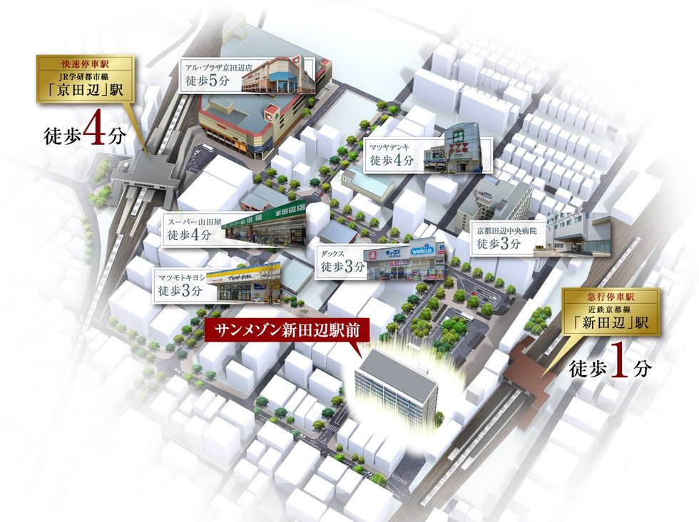 サンメゾン新田辺駅前