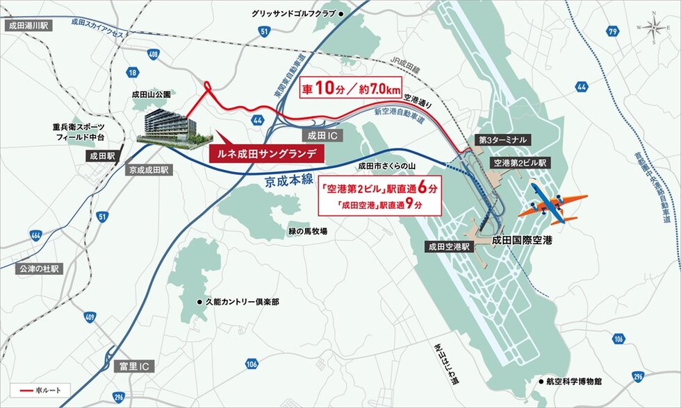 ルネ成田サングランデ