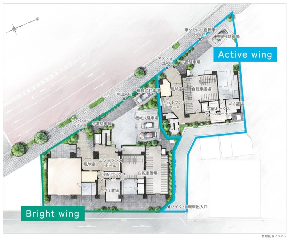 イニシア千住大橋ステーションフロント（Active wing／Bright wing）
