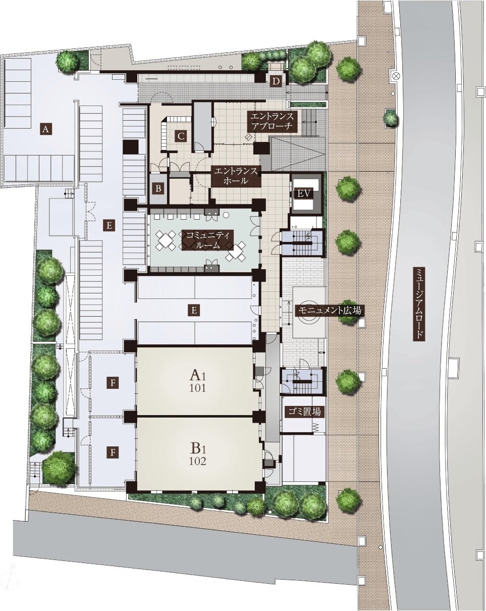 ワコーレ王子公園ミュージアムロード