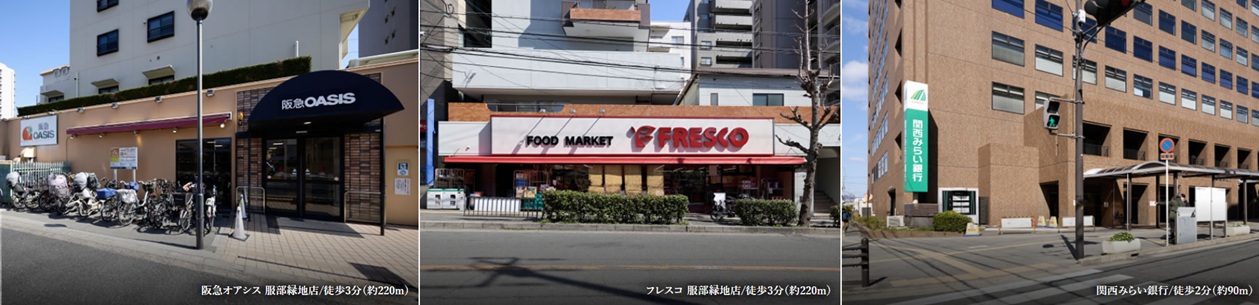 ワコーレ緑地公園駅前