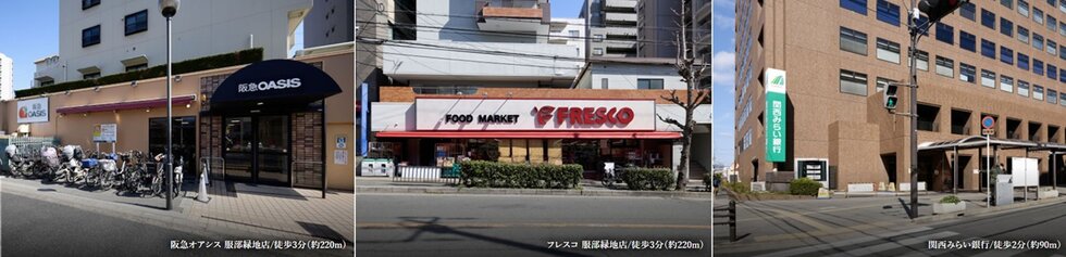 ワコーレ緑地公園駅前