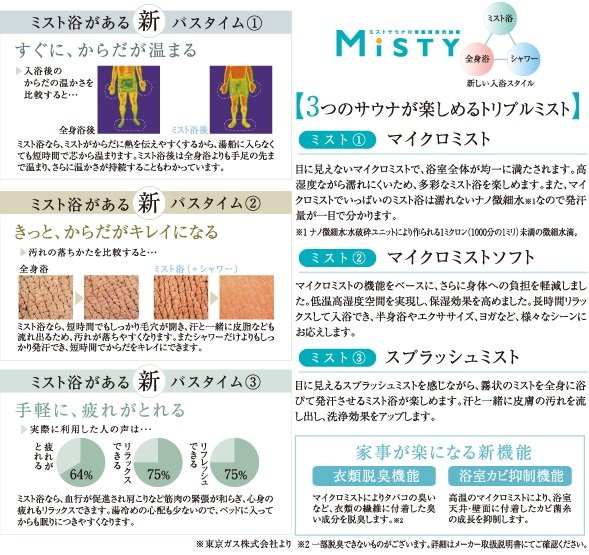 生活にもお肌にも潤いを与えるミストサウナ