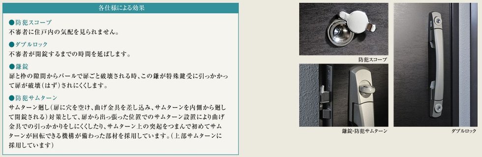 玄関ドアのセキュリティ