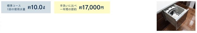 食器洗い乾燥機 節水・経済性