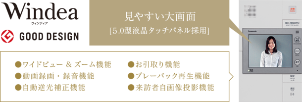 安心のデジタルマンションシステムWindea