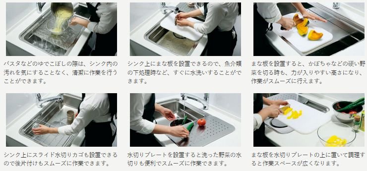 多目的に使えるユーティリティシンク