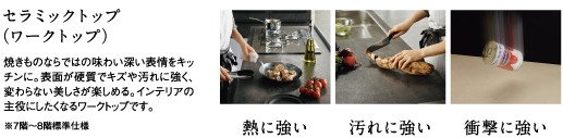 セラミックトップ(ワークトップ)