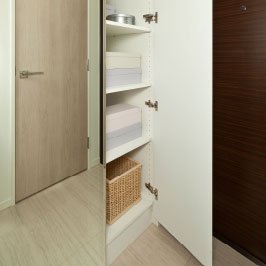 充実の玄関収納