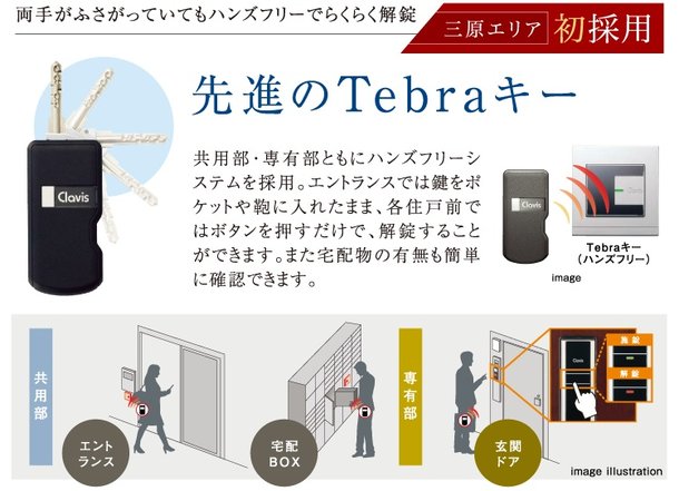 先進のTebraキー