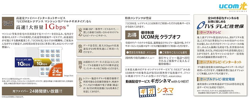高速光ファイバーインターネットサービス【UCOM光レジデンス】