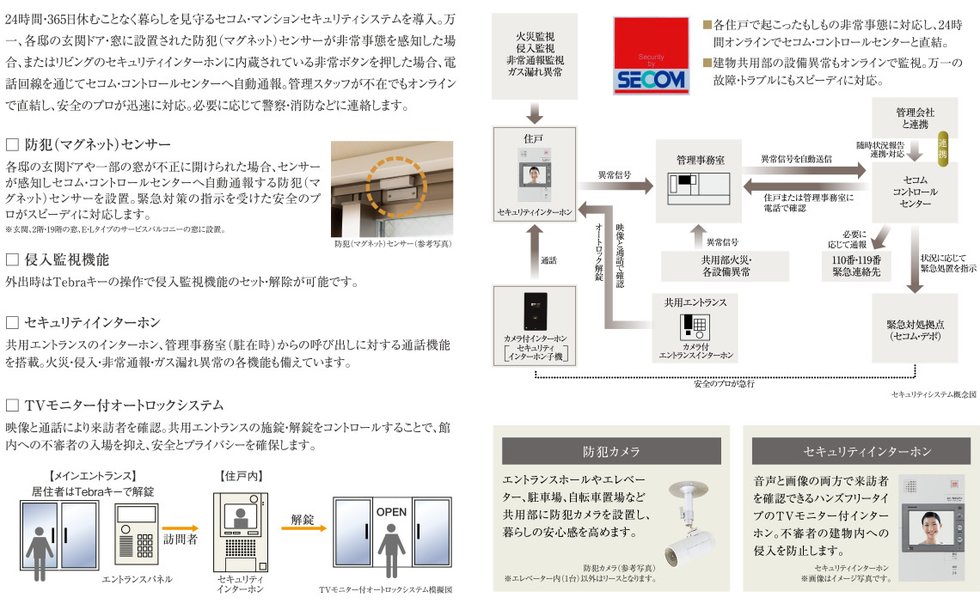 セコムの24時間の見守りでより安全な住まいへ