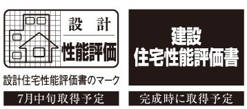 国に登録した第三者期間による「住宅性能評価書」を取得予定