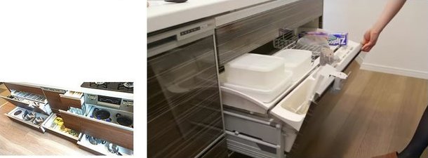 アイデア満載のらくパッと収納
