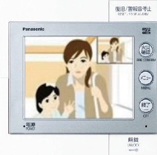 カラーテレビモニター付き
ハンズフリーインターホン