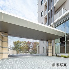 シャッターゲート付駐車場