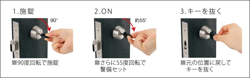 警備信号錠
