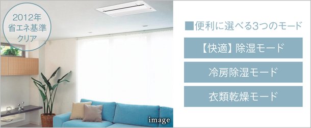 天井ビルトインエアコン(リビングダイニング)