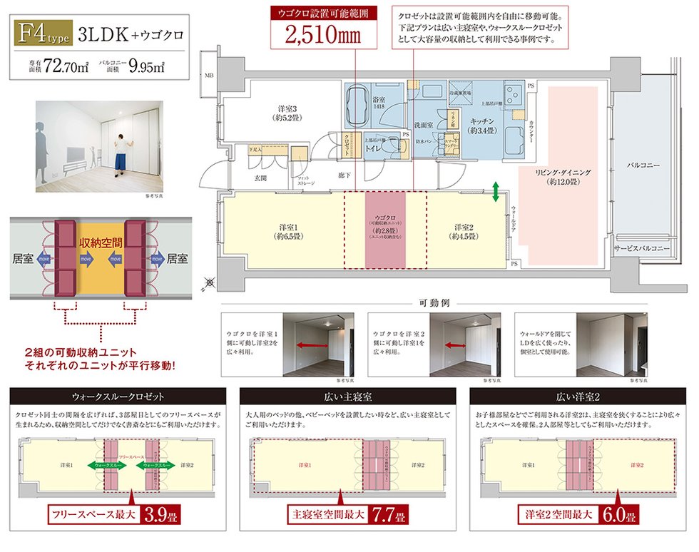 可動収納ユニット「ウゴクロ」