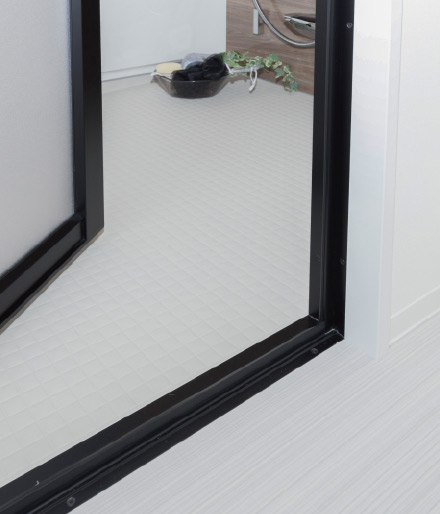 段差の少ないユニットバス