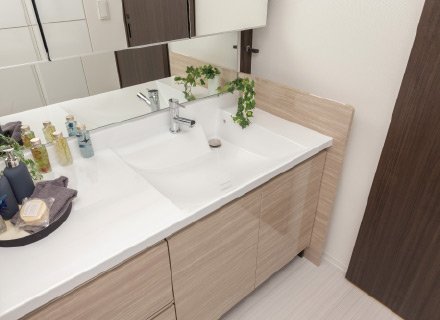 ボウル一体型カウンター