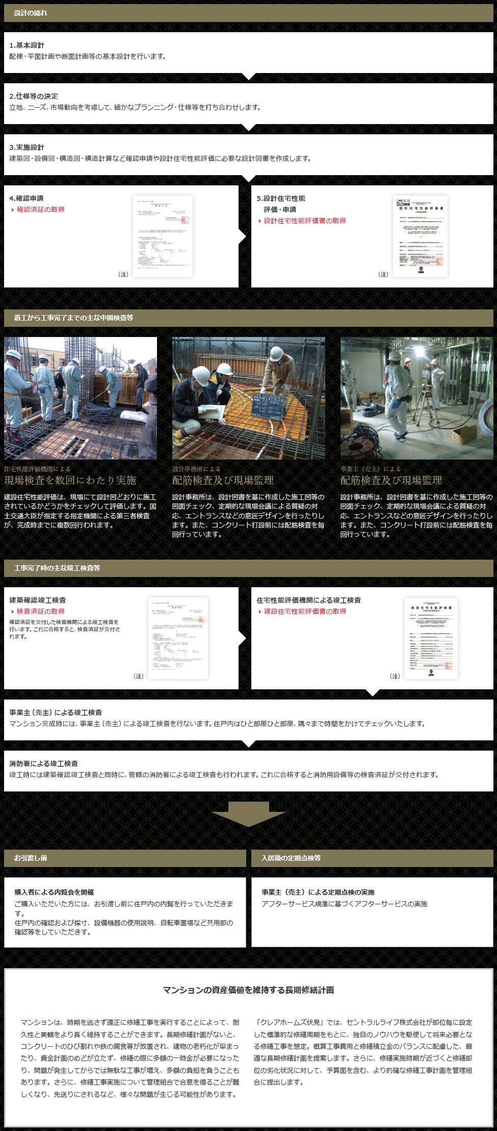 より良い住まいを目指す品質管理への取り組み