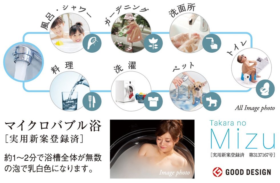 家中すべての生活水を浄活水化するタカラレーベン
オリジナルウォータープラン