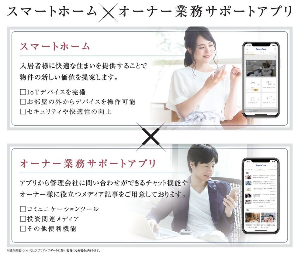 スマートホームはSpaceCore IoTで快適な住まいのあり方を創造します。
