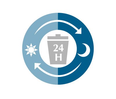 24時間ゴミ出し可能