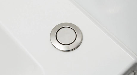 排水が簡単なプッシュ式排水栓