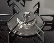 ガスの立ち消えに対応するガスコンロ立ち消え安全装置