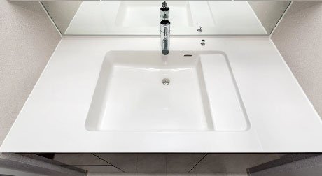 インテリア性と機能性に富む洗面ボウル