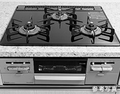 ガラストップコンロ