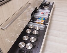 システムキッチン 足元スライド収納
