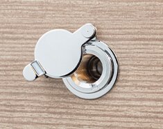 ダブル防犯ドアスコープ ドアスコープシャッター