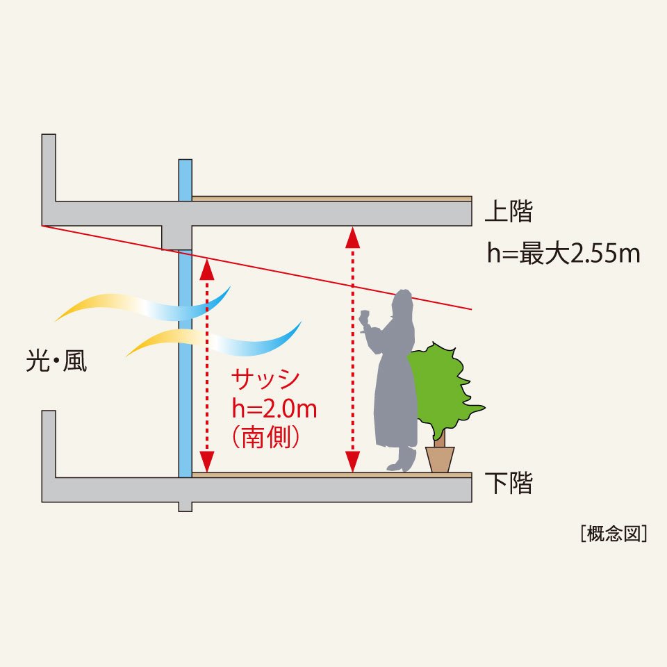 のびやかな広さが魅力